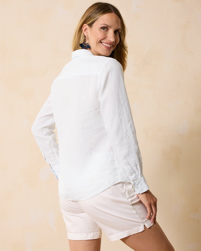 TOMMY BAHAMA COASTALINA RELAXED WOMANS LONG SLEEVE