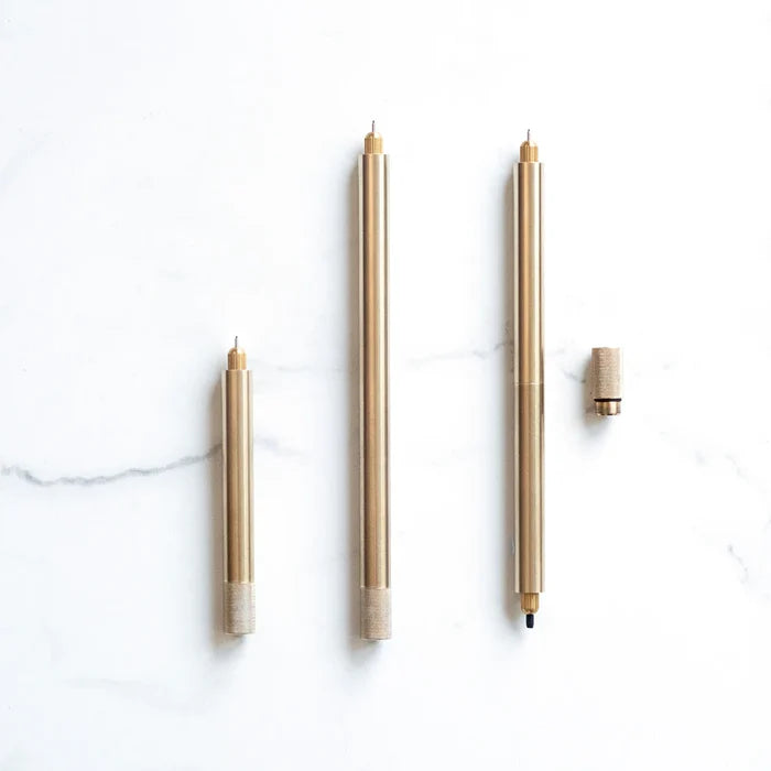 Tom's Studio Lumos Brass Special Edition Pens