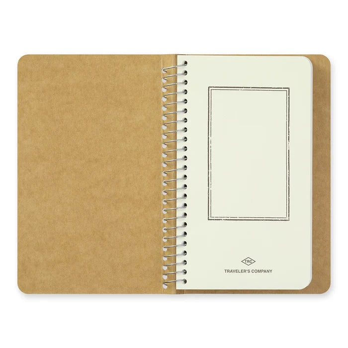 TRAVELER'S Company Blank MD White Paper Spiral Ring Notebook