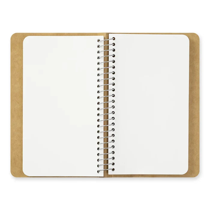 TRAVELER'S Company Blank MD White Paper Spiral Ring Notebook