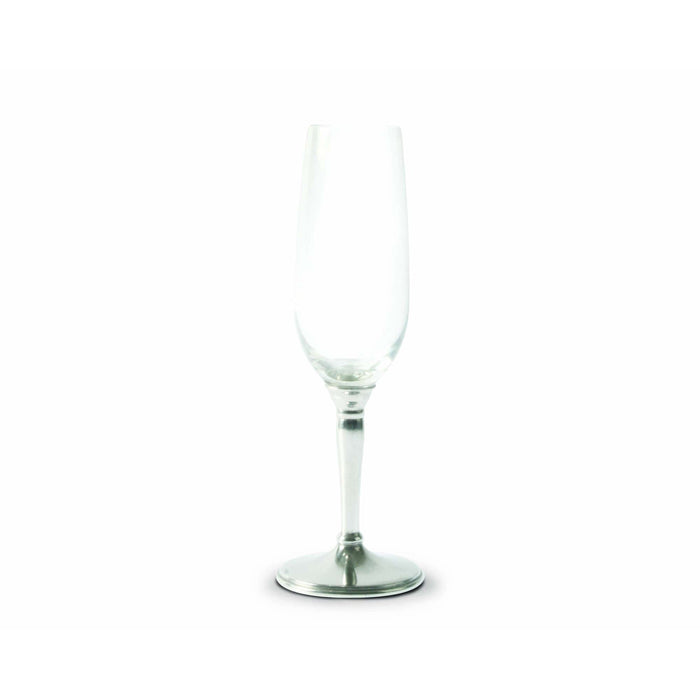 Vagabond House Classic Pewter Stem Champagne Flute