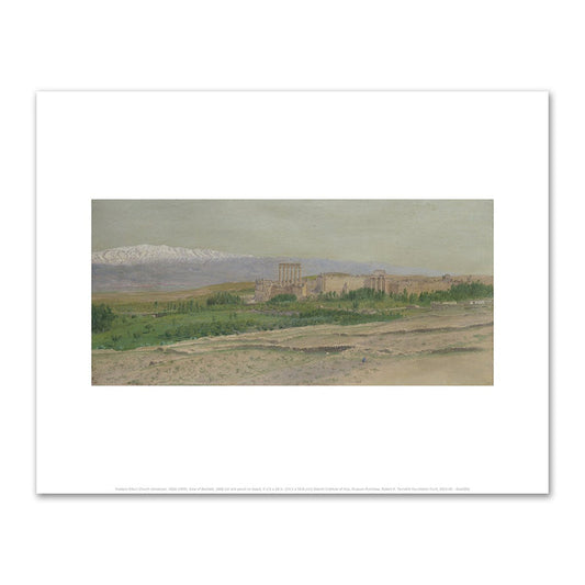 Frederic Edwin Church, View of Baalbek, Fine Art Prints in various sizes by Museums.Co