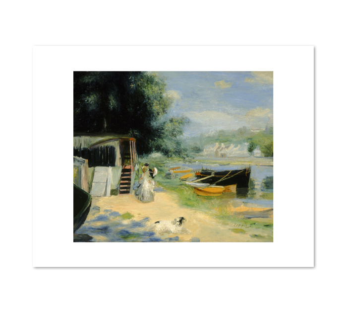 View of Bougival by Pierre-Auguste Renoir