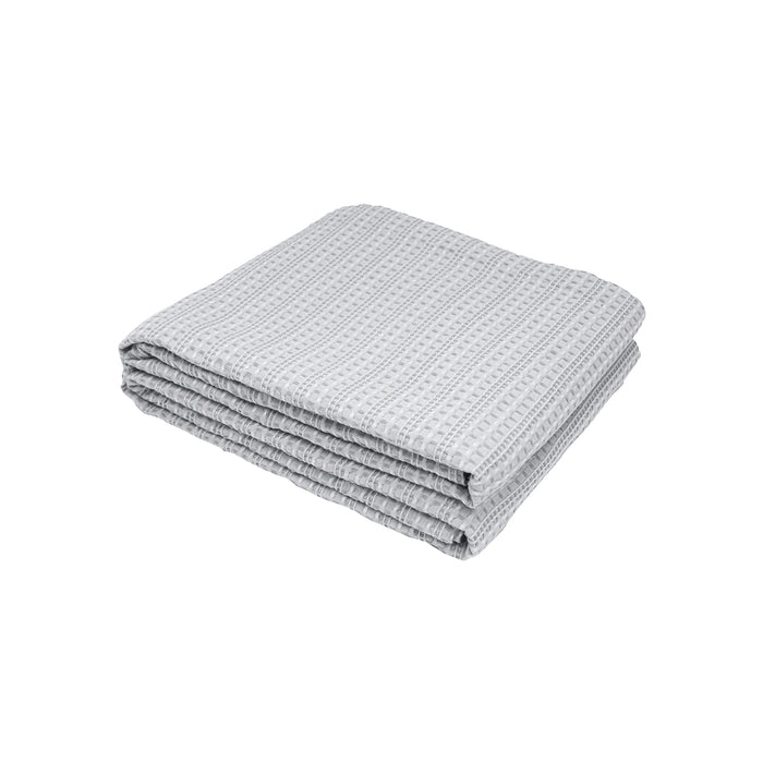 A Waffle Gray Blanket.