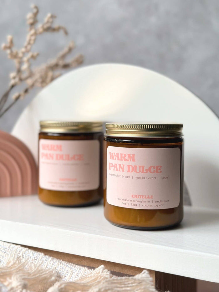 Warm Pan Dulce Coconut Soy Wax Candle