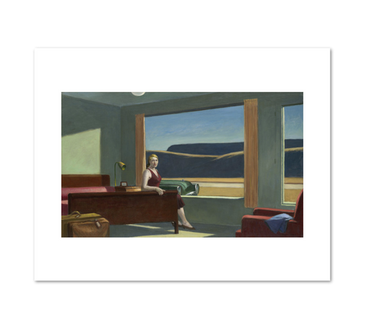 Edward Hopper, Western Motel, Fine Art Prints in various sizes by Museums.Co