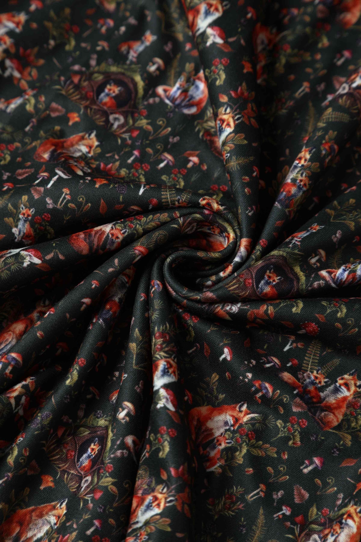 Billie Woodland Fox Den Print Dress