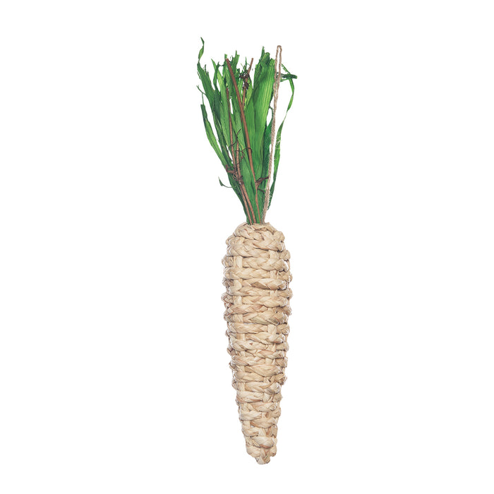 A Woven Carrot Figurine.