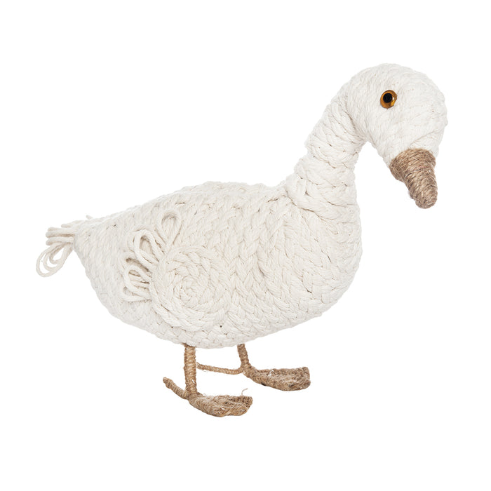 A Woven Duck Figurine.
