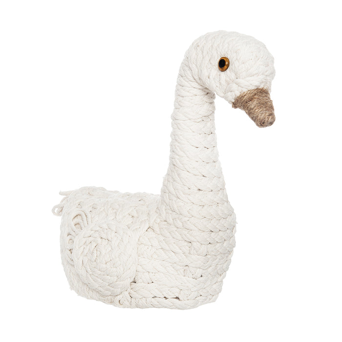 A Woven Swan Figurine.